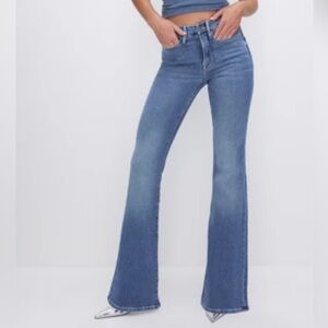 Good American Good Legs Flare, Indigo 591, Size 22 (plus)